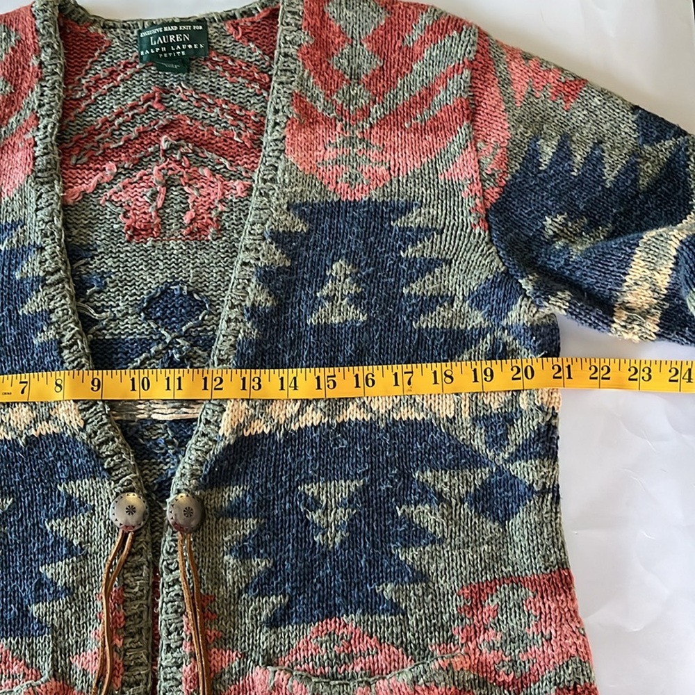 Lauren Ralph Lauren Aztec Cardigan - Picture 14 of 16